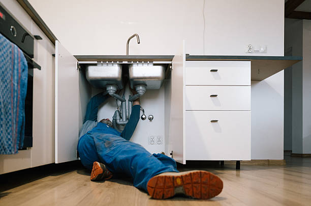 Professional Leak Detection technician working in Clyde, NC